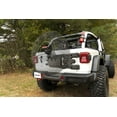 thumbnail image 3 of Fits 2018-2023 Jeep Wrangler JL Rugged Ridge Spare Tire Carrier 11546.57 Spartacus; Tailgate Mount; Allows Up To 40 Inch Tire; Powder Coated; Black; Aluminum, 3 of 4