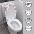 thumbnail image 3 of HELLHERO Easter Egg Salamander Toilet Seat Cover Replacement 2 Pcs Set Polyester Non-Slip for Family, 3 of 8