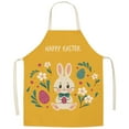 thumbnail image 2 of Huayishang Apron Sleeve Easter Series Household Printing Linen Apron Kitchen Multi Function Apron Funny Personality Creative Apron, 2 of 6