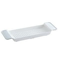 thumbnail image 5 of Multi-use Bathtub Tray Caddy Bath Tub Shelf Rack Tray Bathroom Holder Storage Organiser, Kitchen Dish Drying Rack Drainer Shelf, 21.7-30.7 inch Extendable, 5 of 8