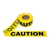 Cordova T15101 Caution Barricade Tape, 1000'. roll, Yellow/Black