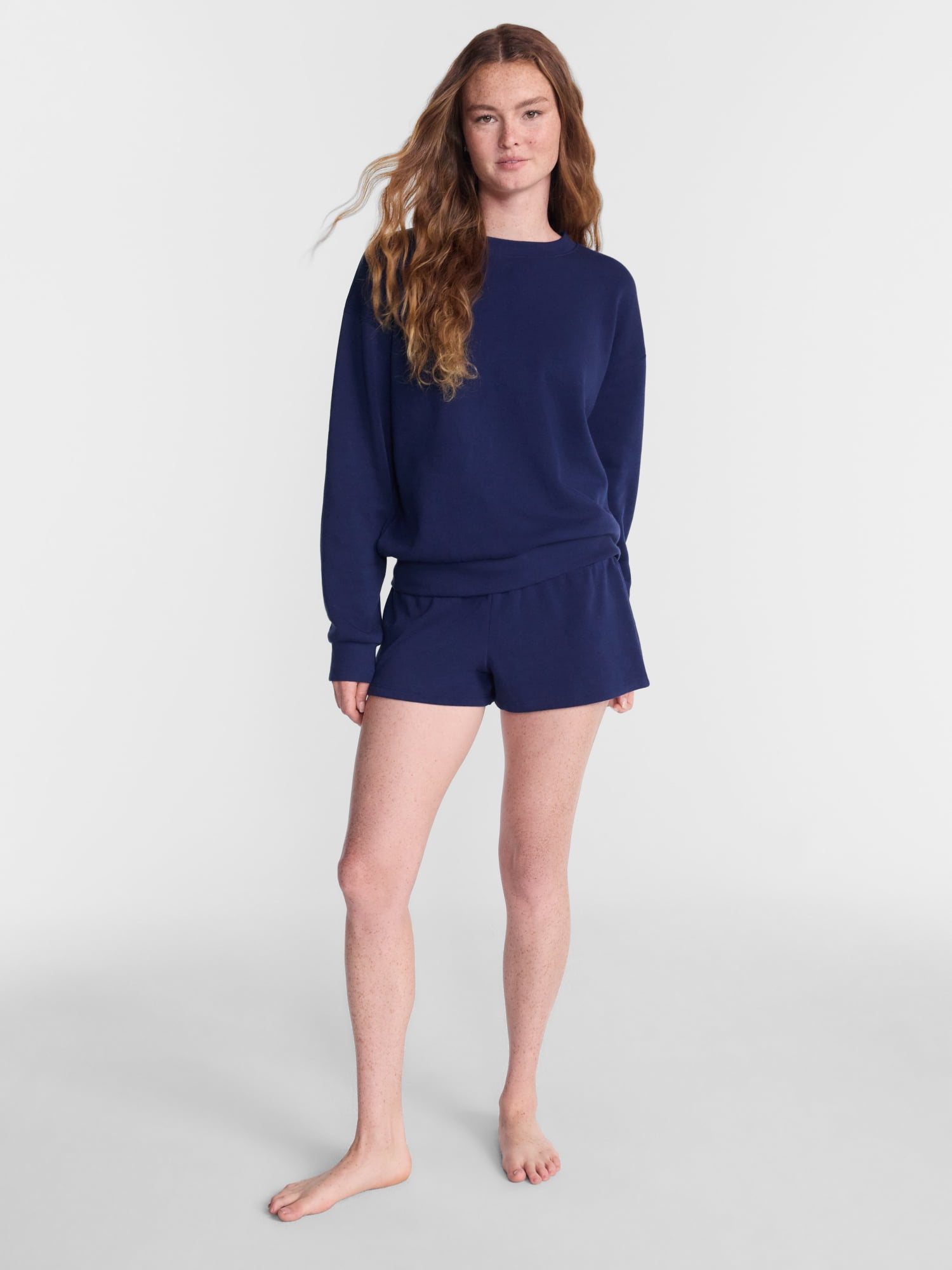 No Boundaries Soft Sleepwear Shorts, 2.5'' Inseam, Women’s and Women’s Plus XXS-3X