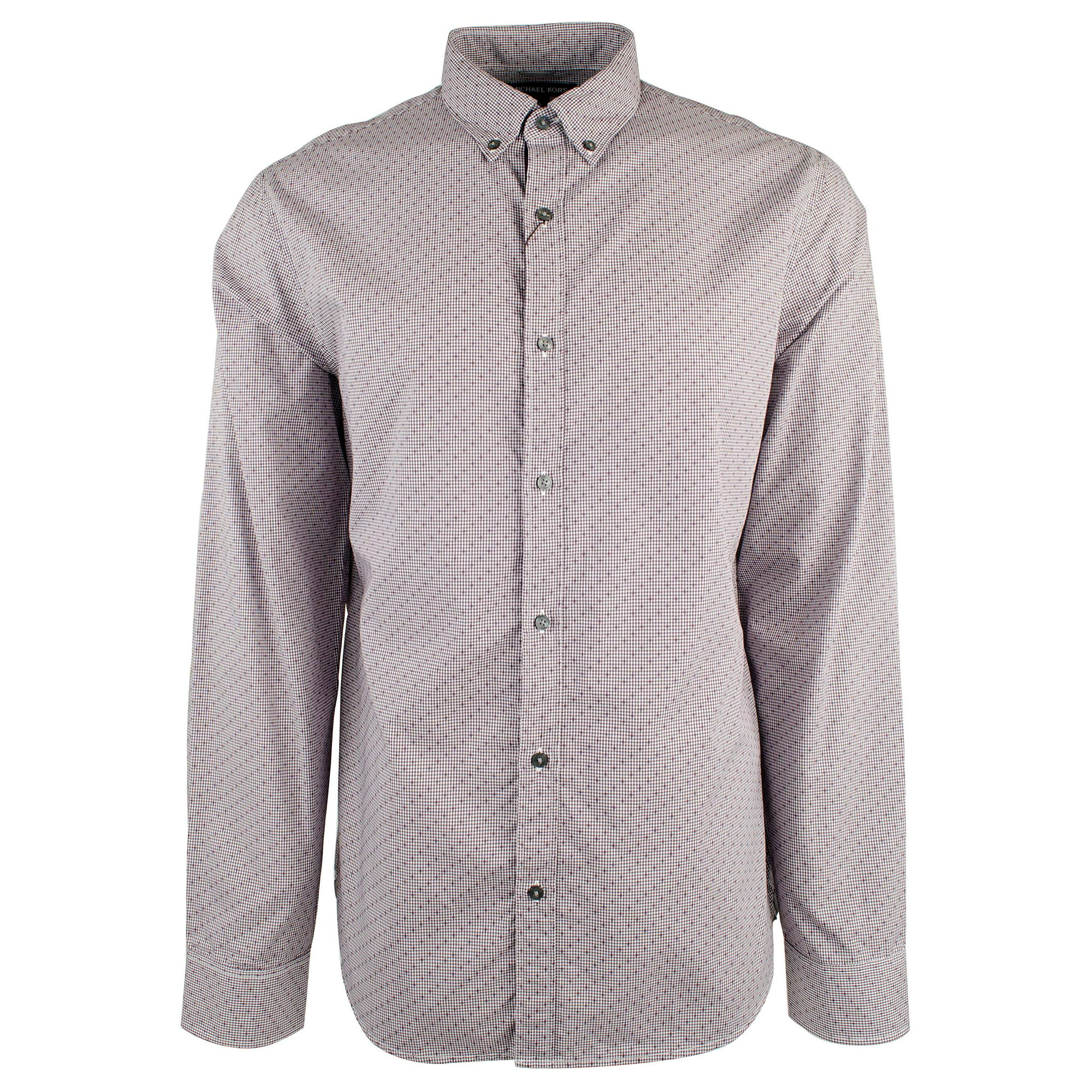 Michael Kors Men's Slim Fit Cotton Long Sleeve Shirt-FG-XL | Walmart Canada