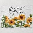 thumbnail image 3 of Flowers Personalized Blanket for Babies and Kids, 3 of 7