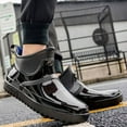 thumbnail image 6 of snilers Mens Short Rain Boots Slip On Rubber with PVC Unique Design Work Waterproof Boots Comfort Non Slip Footwear 2024, 6 of 6
