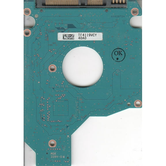 MK6476GSX, HDD2J92 B UL01 T, G002872A, Toshiba 640GB SATA 2.5 PCB