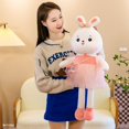 thumbnail image 1 of Cute / Soft / Rabbit Plush Toy / Backpack Sweet Rabbit Doll / /bow Bunny / Children's Birthday Gift / Christmas Giftpink60cm Deng Xun unisex, 1 of 2