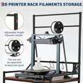 thumbnail image 3 of 3D Printer Rack Filaments Storage - Rolling 3d Printing Stand Filament Organizer, Spools Holder Racks Cart with Wheels, Heavy Duty Shelf Hold Spool PLA, ABS, PETG for Garage Office Workshop, 3 of 9