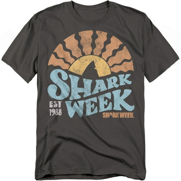 Shark Week: Television Series T-Shirt Officialy Licensed Lino Sunset Unisex Graphic Tee for Men & Women
