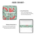 thumbnail image 5 of Gukieu Autumn Branches Fox and Mushrooms Print Leather Tissue Box, PVC Waterproof Velcro Opening and Closing Square Tissue Box Holder, Suitable for Home and Office Decoration, 5 of 7