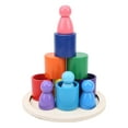 thumbnail image 3 of Educational Creativity Wooden Arch Toy, Baby Various Wooden Building Blocks, For Girls Boys, 3 of 8