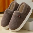 thumbnail image 1 of Pantuflas para mujer - Pantuflas lavables - Pantuflas de otoño-invierno - Pantuflas clásicas de fieltro para hombre - Pantuflas de invierno acogedoras, 1 of 5