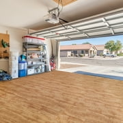 Sorbus 96 Sq. Ft. Wood Grain Floor Tiles Foam Mat EVA Interlocking Mats Tile 3/8-Inch Thick Flooring Wood Puzzle Exercise Mats w/Borders - Home Playroom Basement, Apartment, Trade Show, Baby, Dance