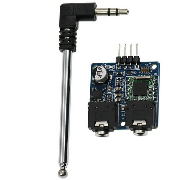 Tea5767 Fm Stereo Radio Module With Wire Antenna For 76 108Mhz Frequency Range