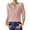 Pink, variant on YUGYXL Women's Spring Fall Long Sleeve Henley T Shirts Button Textured Loose Fit Casual Basic Tops Dressy Blouse White XL