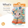thumbnail image 2 of Sujetachupete BooginHead Perezoso Verde de Peluche con Clip, 2 of 6