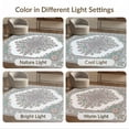 thumbnail image 7 of ODIKA 6'x9' Washable Area Rug Easy Care, Non-Shedding, Vintage Oushak Whimsical Blush Dorm Pastel Nursey Pink Refined Structured for Queen Size Bedroom Under Bed Master Suite, 7 of 7