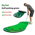 thumbnail image 3 of Putting Green Mats Set for Golf Putting Use, Included Mini Golf Putters Adjustable, Training Aid Put Cup Practicing Putt Green 90274cmUpgraded Lawn, 3 of 5