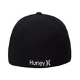 thumbnail image 3 of Hurley Men's Dri-Fit One & Only Flexfit Baseball Cap, Black/White, L-XL, 3 of 3