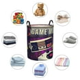 thumbnail image 4 of ZICANCN Colorful Game Mode Laundry Basket Organizer, Dirty Clothes Hamper for Bathroom Bedroom Laundry Room, Medium Size, 4 of 7