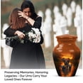 thumbnail image 4 of JAGASY Elephant Urns for Mother - Brown Small Urn for Ashes Adult Male - River Sunset Decorative Urn for Human Ashes Keepsake - Handcrafted Cremation Urns for Mom & Dad - (3 Inch), 4 of 7