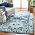 thumbnail image 2 of SAFAVIEH Capri Collin Southwestern Wool Area Rug, Blue/Grey, 6' x 9', 2 of 8