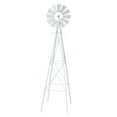 thumbnail image 4 of Ktaxon Windmill 8FT Large Wind Spinners for Outdoor,Yard&Garden, Garden Decor,White, 4 of 9