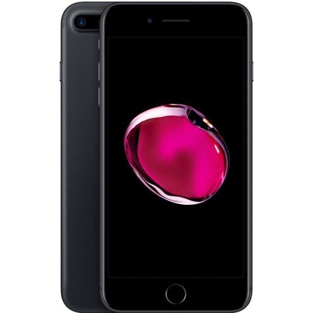 Apple iPhone 7 Plus 32GB Matte Black Refurbished - Walmart.com