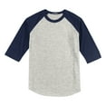 thumbnail image 6 of Yellow Rooster Youth Colorblock Raglan Jersey Heather Grey/ Navy M, 6 of 7