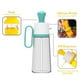 thumbnail image 4 of Botella dosificadora de aceite de oliva 3 en 1, cepillo de cocina y limpiador de pajitas. Botella de aceite de vidrio/boquilla antigoteo, 4 of 6