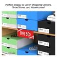 thumbnail image 3 of 4 Pack Acrylic Shelf Talker 8" Wide by 3" High for Product Features QR Codes and UPC Labels Clear Side Loading Moveable Branding and Product Highlights Sign Holder, 3 of 8