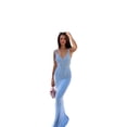 thumbnail image 5 of European and American women's fashion sexy strap long dress, feminine seaside vacation style summer twisted hollow dress, 5 of 7