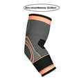 thumbnail image 5 of Huanledash 1Pc Elbow Compression Sleeve with Fastener Tape High Elastic Breathable Pain Relief Weightlifting Sports Tennis Elbow Brace, 5 of 7