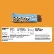 Barebells Plant-Based Protein Bars, Peanut Caramel – 24 Bars (2 x 12) – 15g Vegan Protein, Just 1g Sugar – Chocolate-Coated Snack for On-the-Go, Post-Workout, or Breakfast.