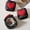 Black, variant on Lenkho Heart Designed Mini Coin Purse Portable Earbud Storage Pouch Multi Color Small Bag For Daily Minor Item Organization