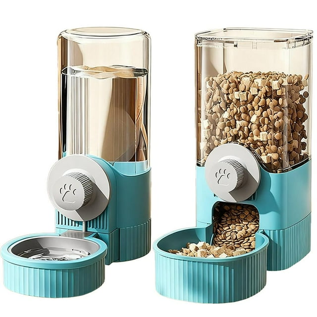 1pc Hanging Automatic Pet Food Feeder/Water Dispenser For Dog Small Pet Hamster, Large Capacity Auto Drinking Feeder