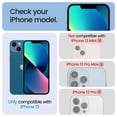 thumbnail image 2 of Protector de pantalla de privacidad EZ-GLAZ para iPhone 13, paquete de 4, 2 of 6