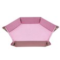 thumbnail image 1 of Bandeja cuadrada / hexagonal Bar Discoteca Tablero de juegos Plegable PU Placa de cuero Caja de almacenamiento de escritorio Advancent FN0094-05, 1 of 7