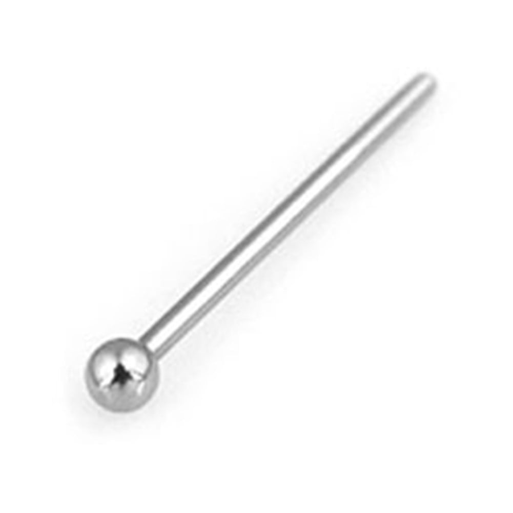 MsPiercing - 316L Surgical Stainless Steel Customizable Nose Stud With Surgical Stainless Steel Nose Stud