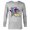 Athletic Heather, variant on Marvel Deadpool Nerdy Thirty Made in the 90s Throwback - Long Sleeve T-Shirt for Men - Customized-White