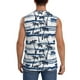 thumbnail image 4 of Balery Palm Tree Camisetas sin mangas para hombre, absorbe la humedad y protege contra el mal olor.-Large, 4 of 7