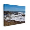 thumbnail image 4 of Stupell Industries Ocean Cliff Waterfall Nature Photography Gallery Wrapped Canvas Print Wall Art, 30 x 24, 4 of 8
