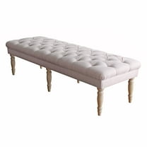 HomePop Layla Decorative Tufted Bench, Multiple Colors