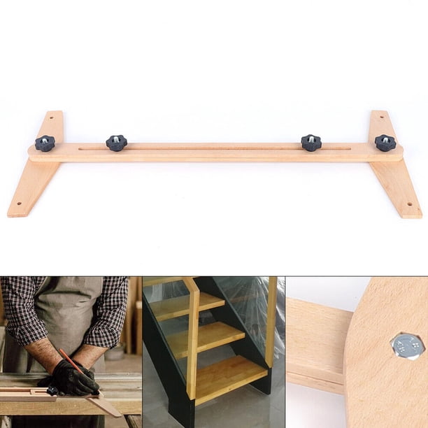 Wooden Stair Measuring Ruler Stair Tread Template Tool Risers Measuring