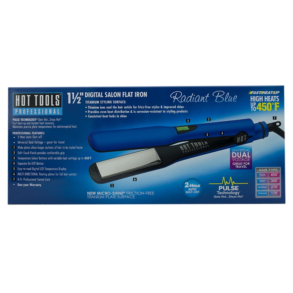 hot tools radiant blue flat iron reviews