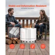 VEVOR Fire Pit Stand for Solo Stove Bonfire,27 Inch Smokeless Fire Pit Ring,Stainless Steel Fireplace Stove Ranger Support Frame Accessory, Portable Outdoor Camping Holder Tools for Fireplace