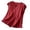 Red, variant on Womens Blouse V Neck Cap Sleeve Loose Fit Linen Blend Tops With Henley Button & Pleated Casual Shirts