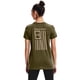 thumbnail image 2 of Camiseta Under Armour New Freedom Flag Mujer Verde Marino XL, 2 of 6