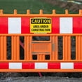 thumbnail image 6 of 4pcs Caution Area Under Construction Sign 10x7 Inch | Plastic Sign for Construction Site, Hazard Area, No Trespassing, Waterproof Plastic, 6 of 7