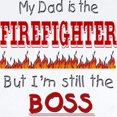 thumbnail image 2 of CafePress - Dad Is FIREFIGHTER Infant Bodysuit - Baby Light Bodysuit, Size Newborn - 24 Months, 2 of 4